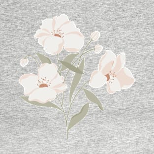 Soft tone floral blossom T-Shirt